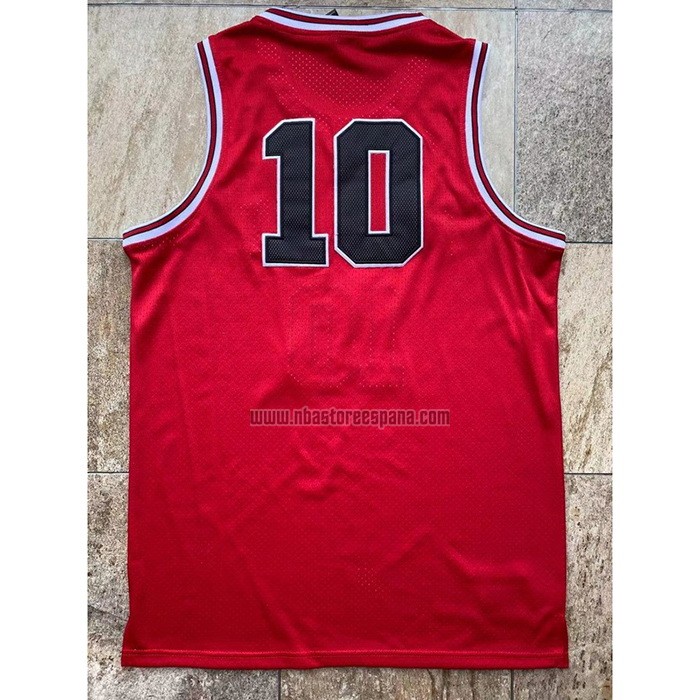 Camiseta Shohoku Sakuragi NO 10 Rojo
